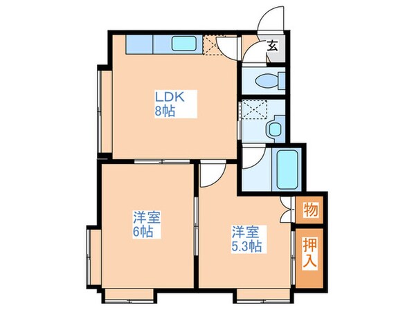 ベストホーム澄川の物件間取画像